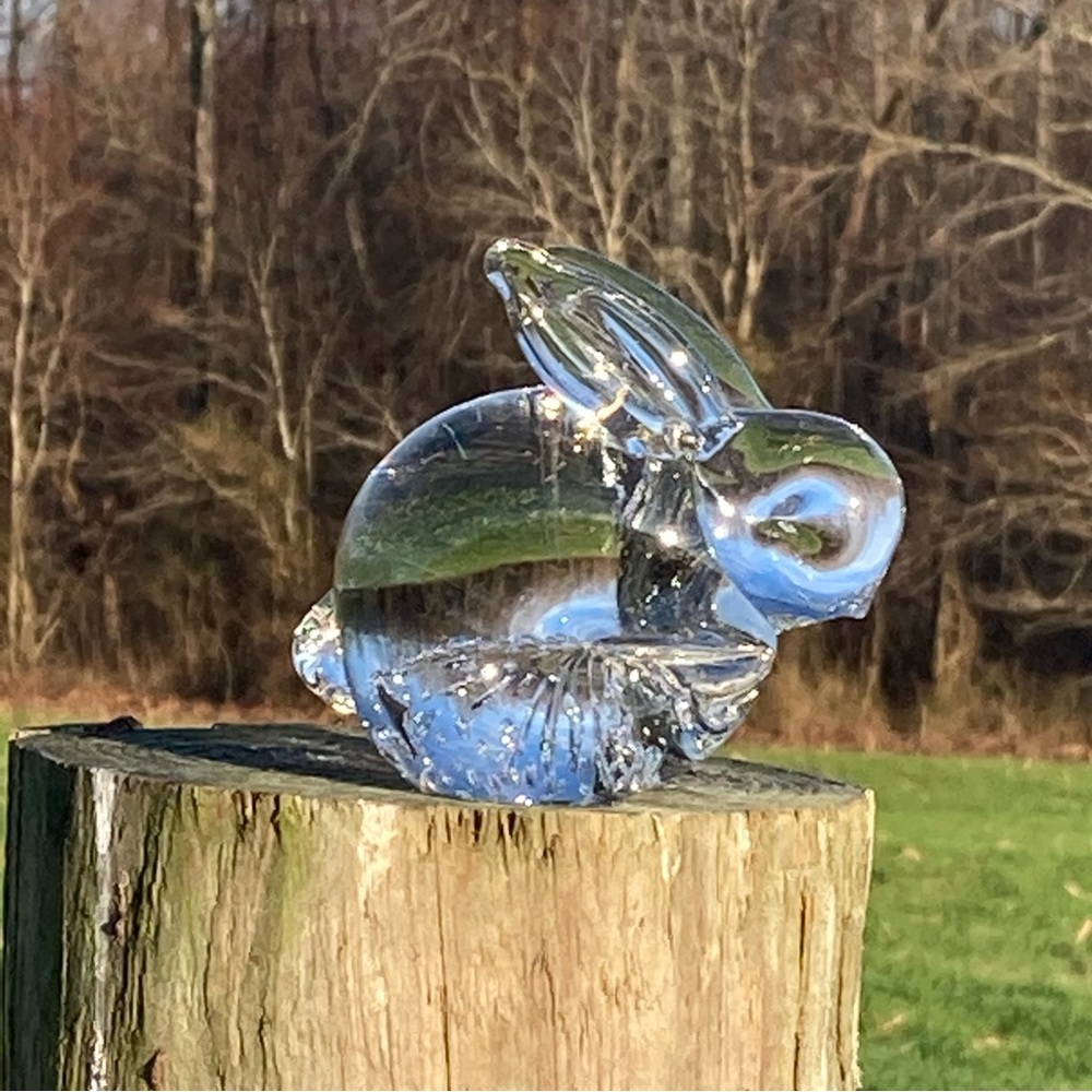 Dazzling Vintage Leonard Art Glass Bunny - Picture 5 of 13